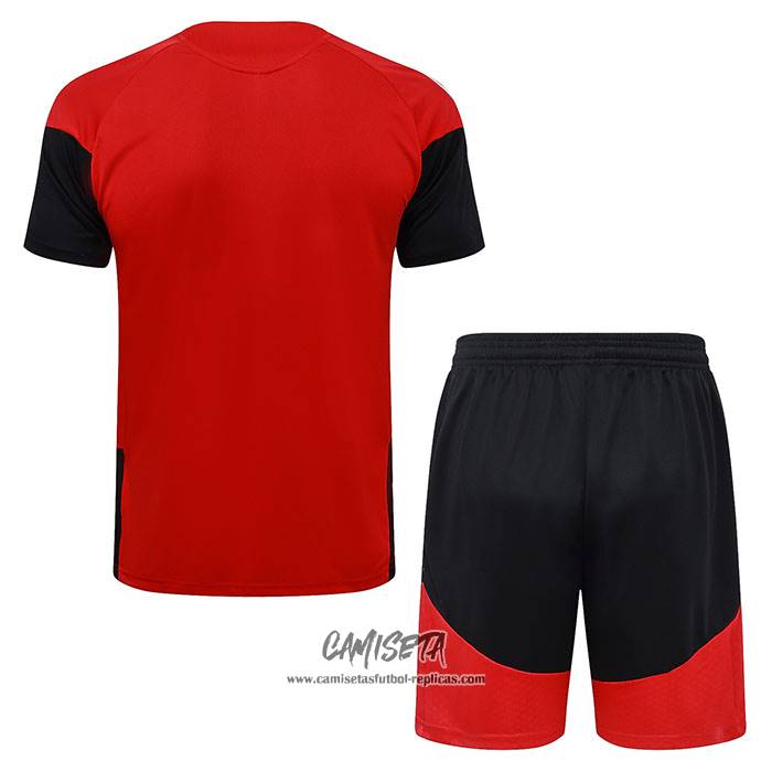Chandal del Alemania 2025-2026 Manga Corta Rojo - Pantalon Corto